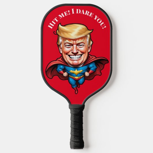 Trump Super Hero Personaliseer Pickleball Paddle (Voorkant)