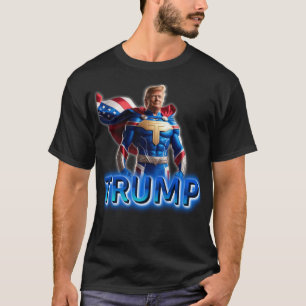 Trump Superheld: Patriotic Power Design 2025 T-shirt
