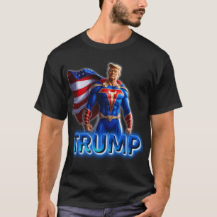 Trump Superheld: Patriotic Power Design 2025 T-shirt