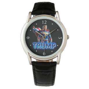 Trump Superhero Horloge