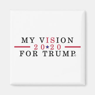 Trump Supporter 2020 Square Refkoelkast Magnet