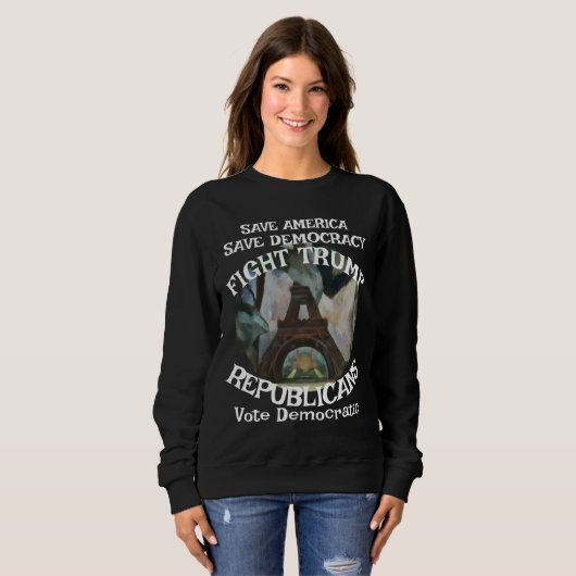Trump Sweatshirt Vrouwen 36 37 38 39 40 41 42 43 4 (Voorkant volledig)