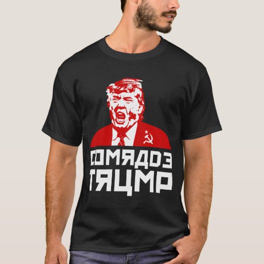 Trump T-Shirt: "COMRADE TRUMP" T-shirt (Voorkant)