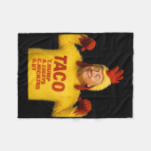 Trump Taco Trump Piept Altijd Fleece Deken (Voorkant (Horizontaal))
