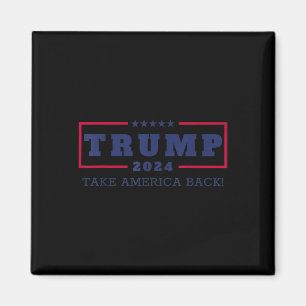 Trump Take America Back 2024 Donald Trump 4e van J Magneet