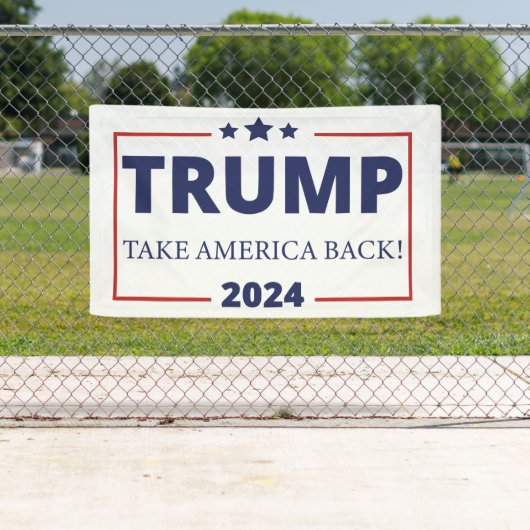 Trump Take America Terug 2024 Spandoek (Insitu)