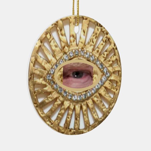 TRUMP TALISMAN KERAMISCH ORNAMENT (Rechts)