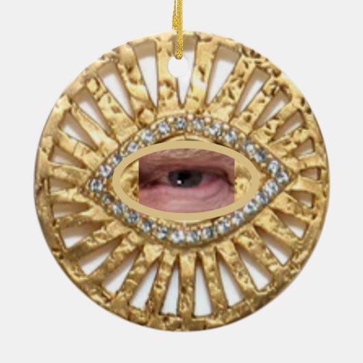 TRUMP TALISMAN KERAMISCH ORNAMENT (Achterkant)