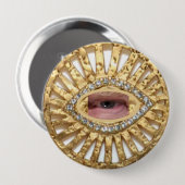 TRUMP TALISMAN RONDE BUTTON 4,0 CM (Voorkant /achterkant)