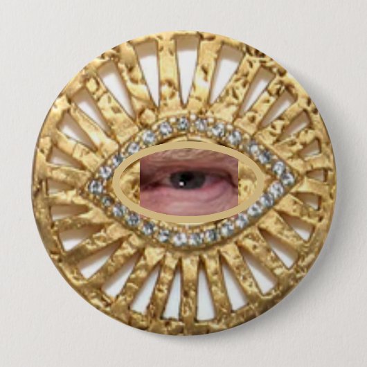 TRUMP TALISMAN RONDE BUTTON 4,0 CM (Voorkant)