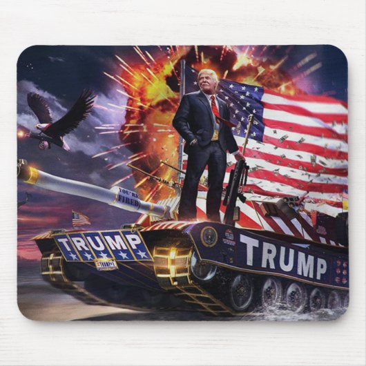 Trump Tank Muismat (Voorkant)