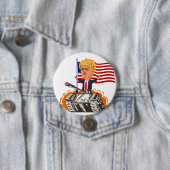 Trump Tank Ronde Button 7,6 Cm (In situ)