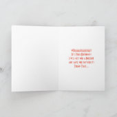 Trump Tantrum Verjaardag Kaart (Binnen)