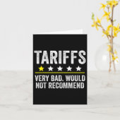 Trump-tarief VS zou tarieven niet grappig aanbevel Kaart (Gele Bloem)