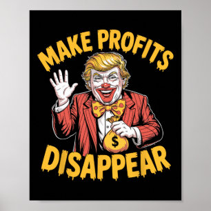 Trump Tarieven Recessie Meme Maakt Winst Verdwijne Poster
