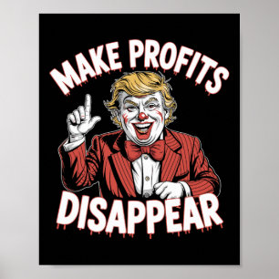 Trump Tarieven Recessie Meme Maakt Winsten Verdwij Poster