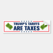Trump-tarieven zijn anti-Trump-belastingen Bumpersticker (Voorkant)