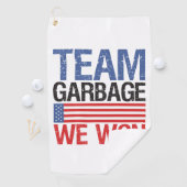 Trump - Team Garbage We hebben gewonnen Golfhanddoek (Insitu)