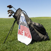 Trump - Team Garbage We hebben gewonnen Golfhanddoek (Groen)