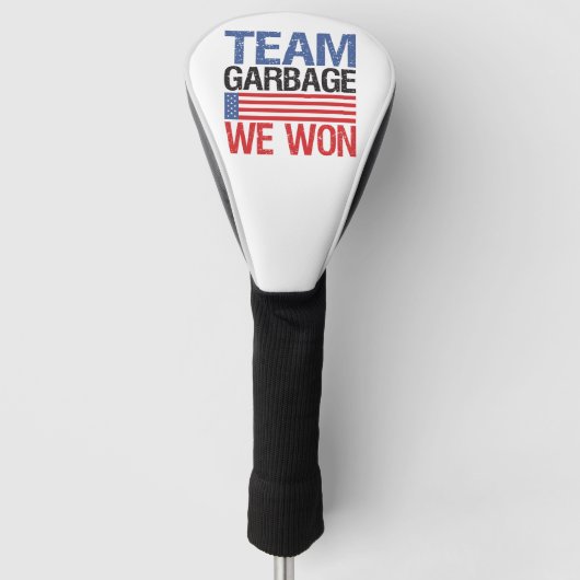 Trump - Team Garbage We hebben gewonnen Golfheadcover (Voorkant)