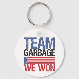 Trump - Team Garbage We hebben gewonnen Sleutelhanger