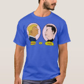 Trump tegen Musk Beavis en Butthead Parodie Elon T-shirt (Voorkant)