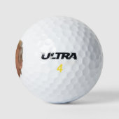 Trump tegenover Golf Ball Golfballen (Logo)