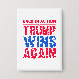 Trump - Terug in actie Trump wint opnieuw Button
