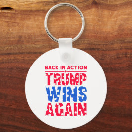 Trump - Terug in actie Trump wint opnieuw Sleutelhanger