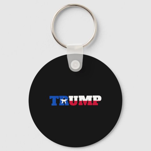 Trump Texans voor Trump Sleutelhanger (Voorkant)