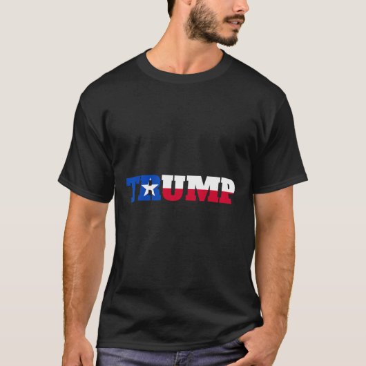 Trump Texans voor Trump T-shirt (Voorkant)