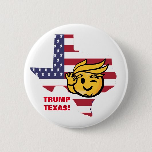 TRUMP TEXAS RONDE BUTTON 5,7 CM (Voorkant)