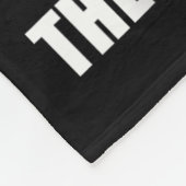 Trump Thank God The Left Can't Aim , Small, Black  Fleece Deken (Hoek)