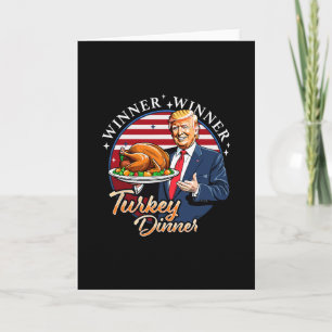 Trump Thanksgiving Humor Grappig Trump Winnaar Win Kaart