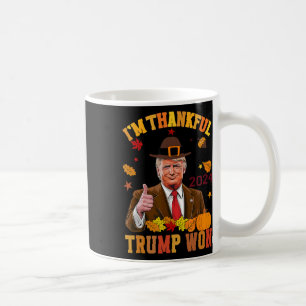 Trump Thanksgiving Ik ben dankbaar dat Trump 2 hee Koffiemok