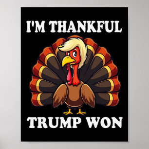 Trump Thanksgiving: "Ik ben dankbaar dat Trump de Poster