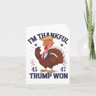 Trump-Thanksgiving: ik ben dankbaar dat Trump er z Kaart