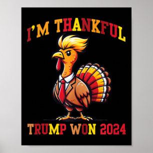 Trump-Thanksgiving in dankbare Trump wint Tanktop Poster