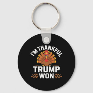 Trump Thanksgiving T-shirt Ik ben dankbaar dat Tru Sleutelhanger