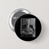 Trump-Thanksgiving Turkije: grappig feest Ronde Button 5,7 Cm (Voorkant /achterkant)