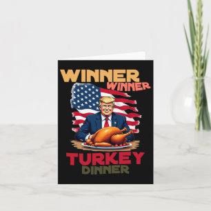 Trump Thanksgiving Winnaar Turkije Dinner Coo Kaart