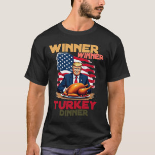 Trump Thanksgiving Winnaar Turkije Dinner Coo T-shirt