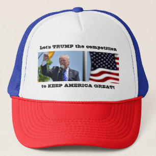Trump the competition - Keep America Great! Trucker Pet