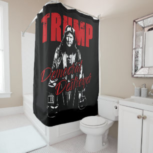 Trump the Democraat Destroyer Graphic Design Humor Douchegordijn