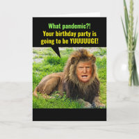 Trump The Lyin' King Vrs Dr. Fauci Satire Birthday