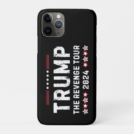 Trump The Revenge Tour 2024 President Case-Mate iPhone Case (Achterkant)