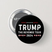 Trump The Revenge Tour 2024 President Ronde Button 5,7 Cm (Voorkant /achterkant)