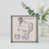 Trump the Stinker Holiday Card Feestdagenkaart (Staand voorkant)