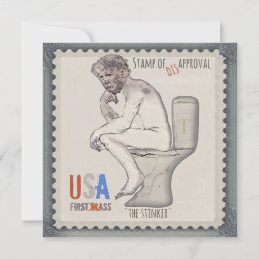Trump the Stinker Holiday Card Feestdagenkaart (Voorkant)