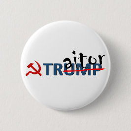 Trump the Traitor Pin Ronde Button 5,7 Cm